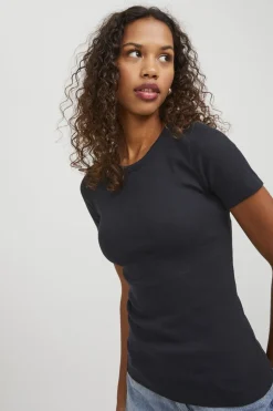 Best Jjxx Jxfrankie Str Ss Rib Tee 4211239 Black