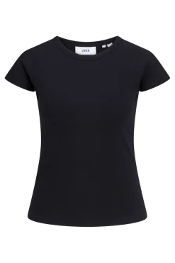 Sale Jjxx Jxfriend Str Ss Rib Tee 4389112 Black