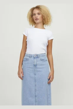 Best Jjxx Jxfriend Str Ss Rib Tee 4389113 Bright White