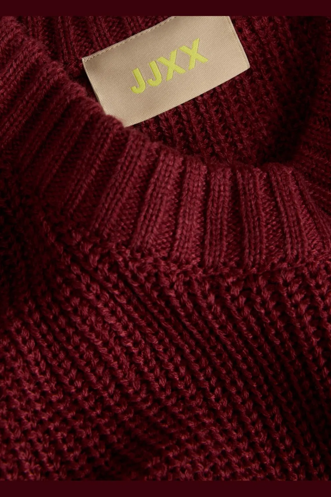 New Jjxx Jxglobal Crew Neck Knit 4897324 Cabernet