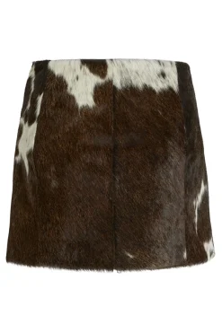 Discount Jjxx Jxhannah Cow Leather Short Skirt 4850015 Bone White Cow