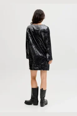Outlet Jjxx Jxizzy Sequin Ls Dress 4885724 Black Sequin