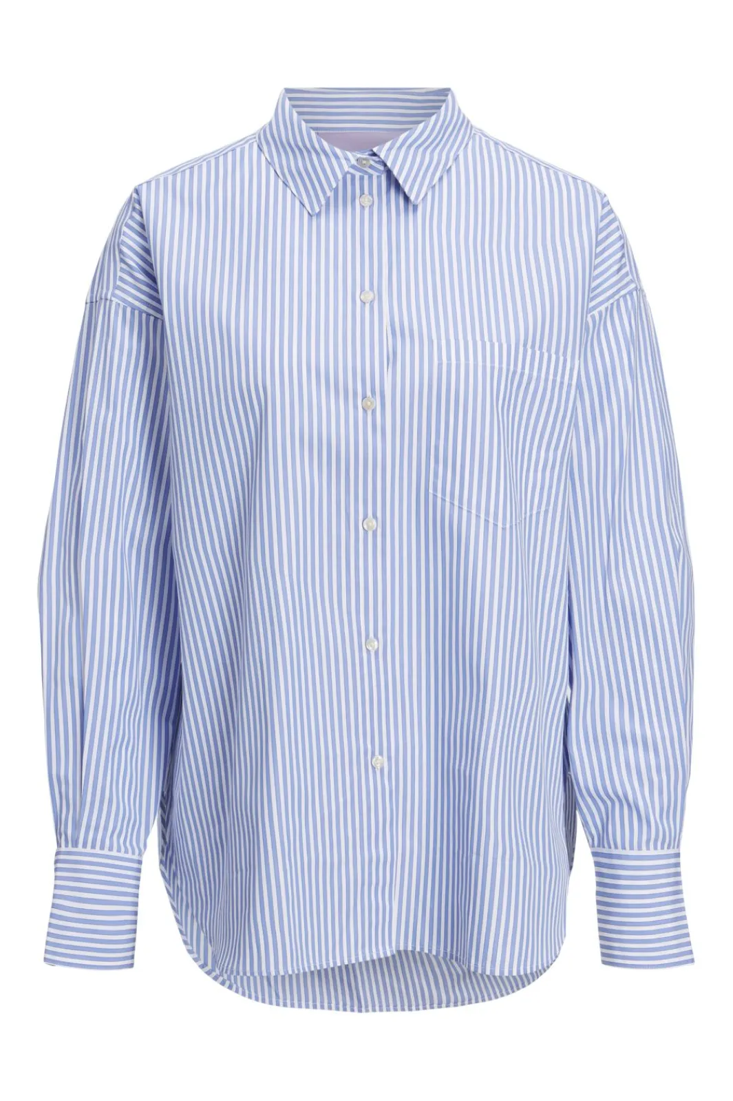 Online Jjxx Jxjamie Ls Relaxed Poplin Shirt 4101689 Navy Blazer Stripes