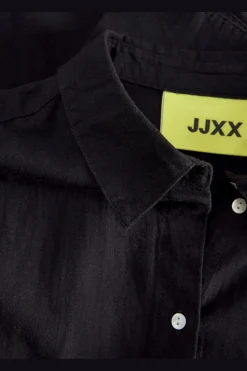 Jjxx Jxjamie Ls Rlx Linen Blend Shirt Sn 4493799 Black