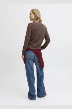 New Jjxx Jxlayla Comfy Ls Crew Neck Knit Ln 4933790 Bracken