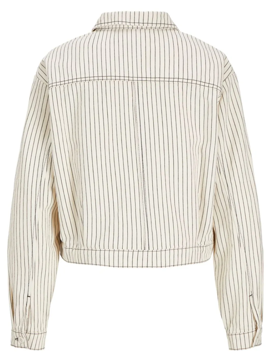 Hot Jjxx Jxmaddy Rlx Overshirt 4646529 Blanc De Blanc Black Pinstripe