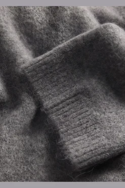 New Jjxx Jxmatilda Wool Blend Crew Neck Knit 4895574 Dark Grey Melange