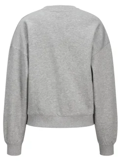 Best Jjxx Jxmerle Rlx Short Ls Crew Swt Ln 4808930 Light Grey Melange Saint Tropez