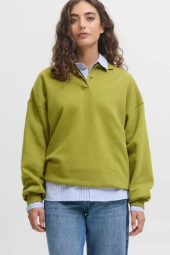 Jjxx Jxpaloma Loose Ls Polo Swt Ln 5007685 Green Moss
