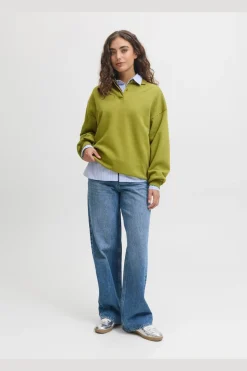 Jjxx Jxpaloma Loose Ls Polo Swt Ln 5007685 Green Moss