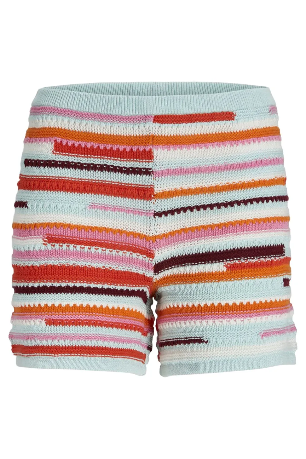 Best Jjxx Jxrory Shorts Knit 4771685 Persimmon Orange /Muliti Color