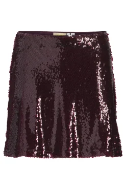 Jjxx Jxsia Tara Sequin Mini Skirt 4858385 Cabernet
