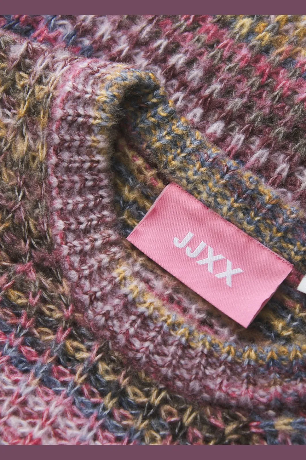 Jjxx Jxsimone Space Dye Crew Neck Knit Sn 4809111 Cabernet /Multi Space Dye