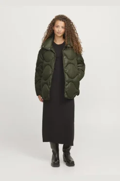 Jjxx Jxstella Shiny Quilted Jacket Sn 4602253 Grape Leaf