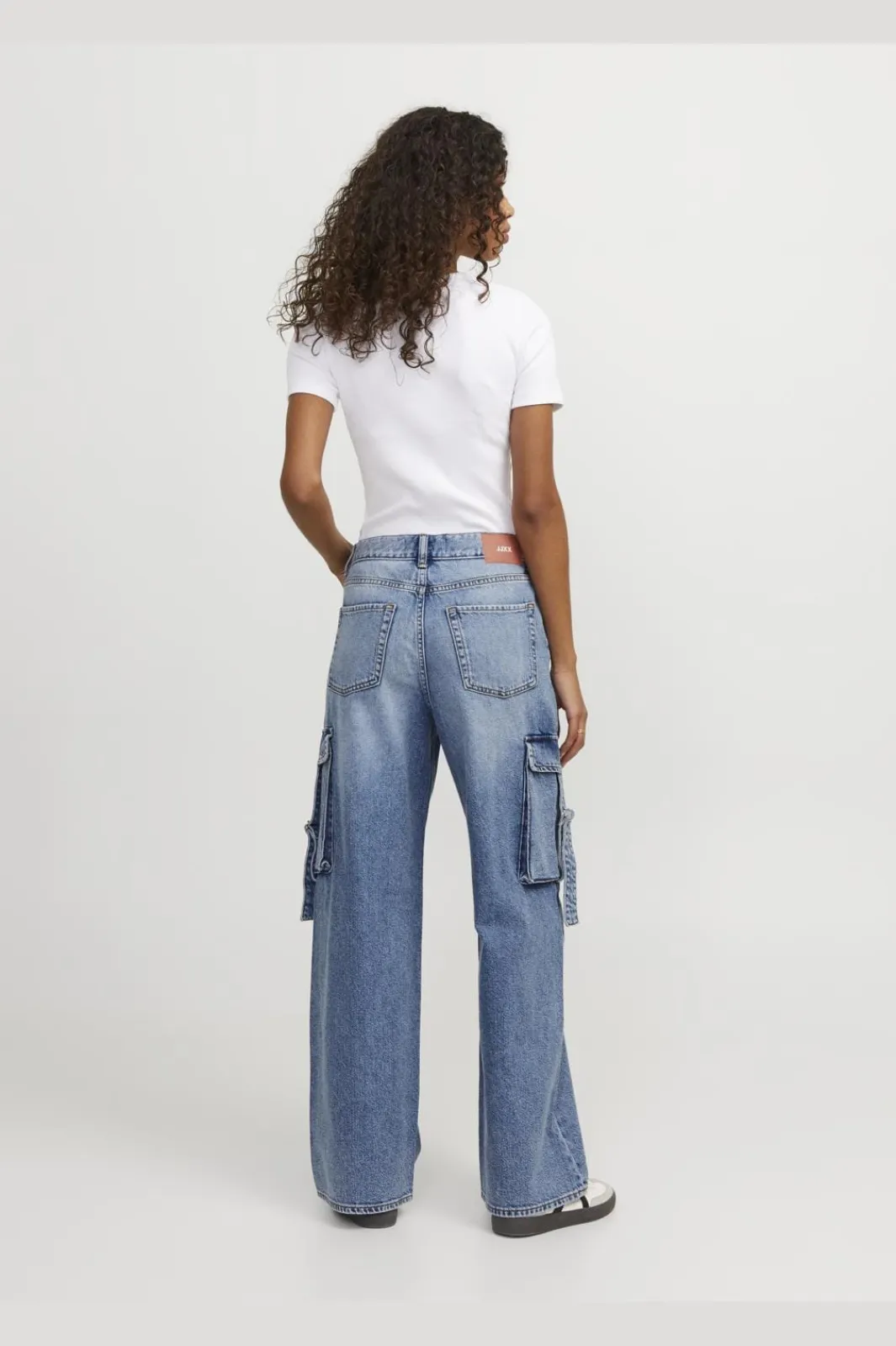 Hot Jjxx Jxtokyo Wide Cargo Jeans 4634493 Light Blue Denim