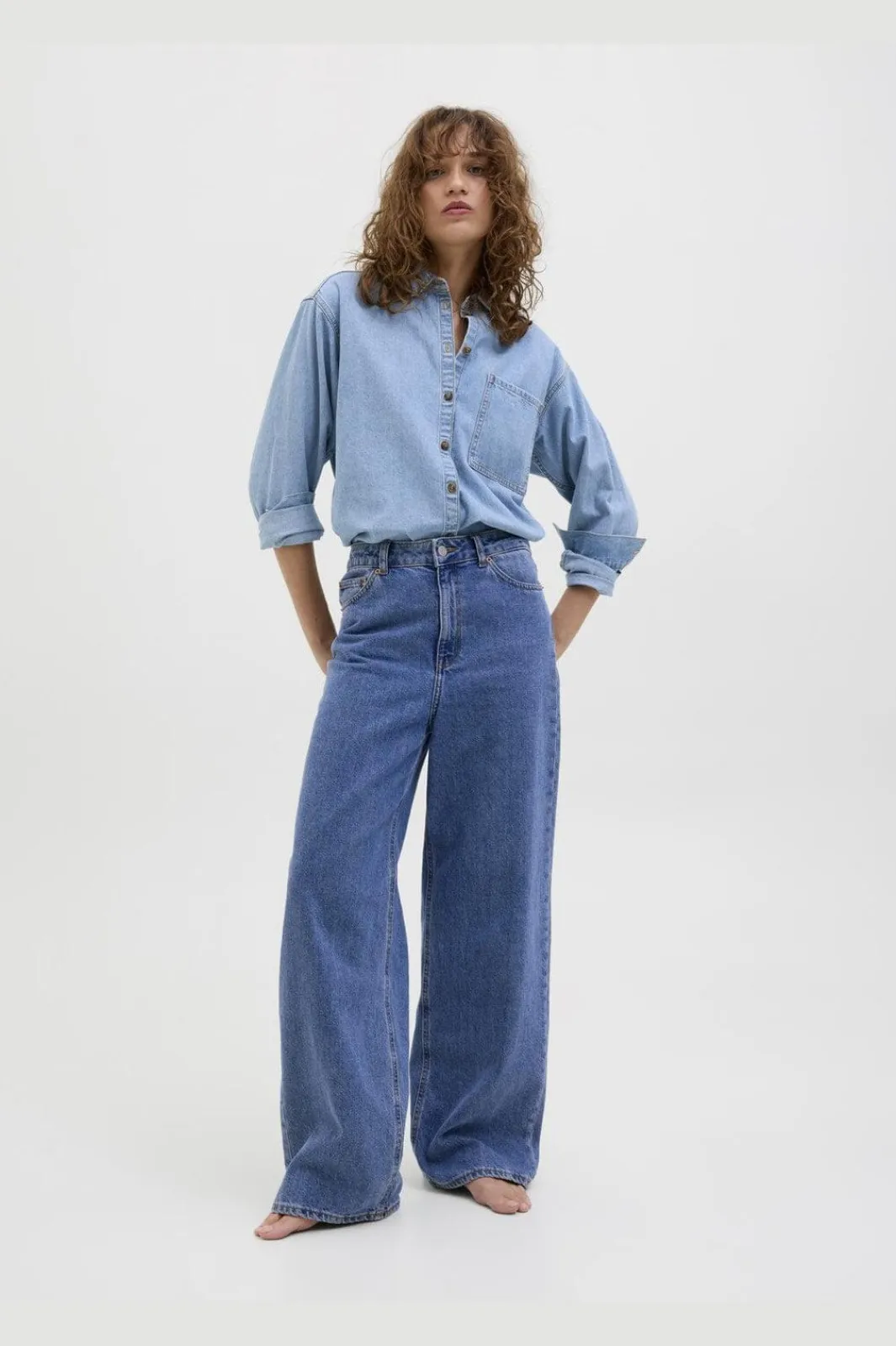 New Jjxx Jxtokyo Wide Mr6002 3813964 Medium Blue Denim