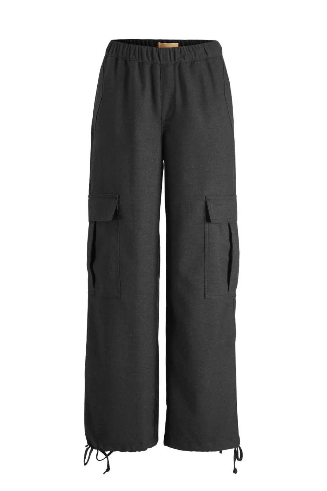 Clearance Jjxx Jxyoko Melange Cosy Cargo Pant 4537052 Dark Grey Melange