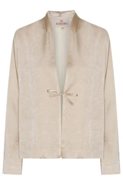 Hot Karmamia Kaia Jacket Antique White Rich Satin