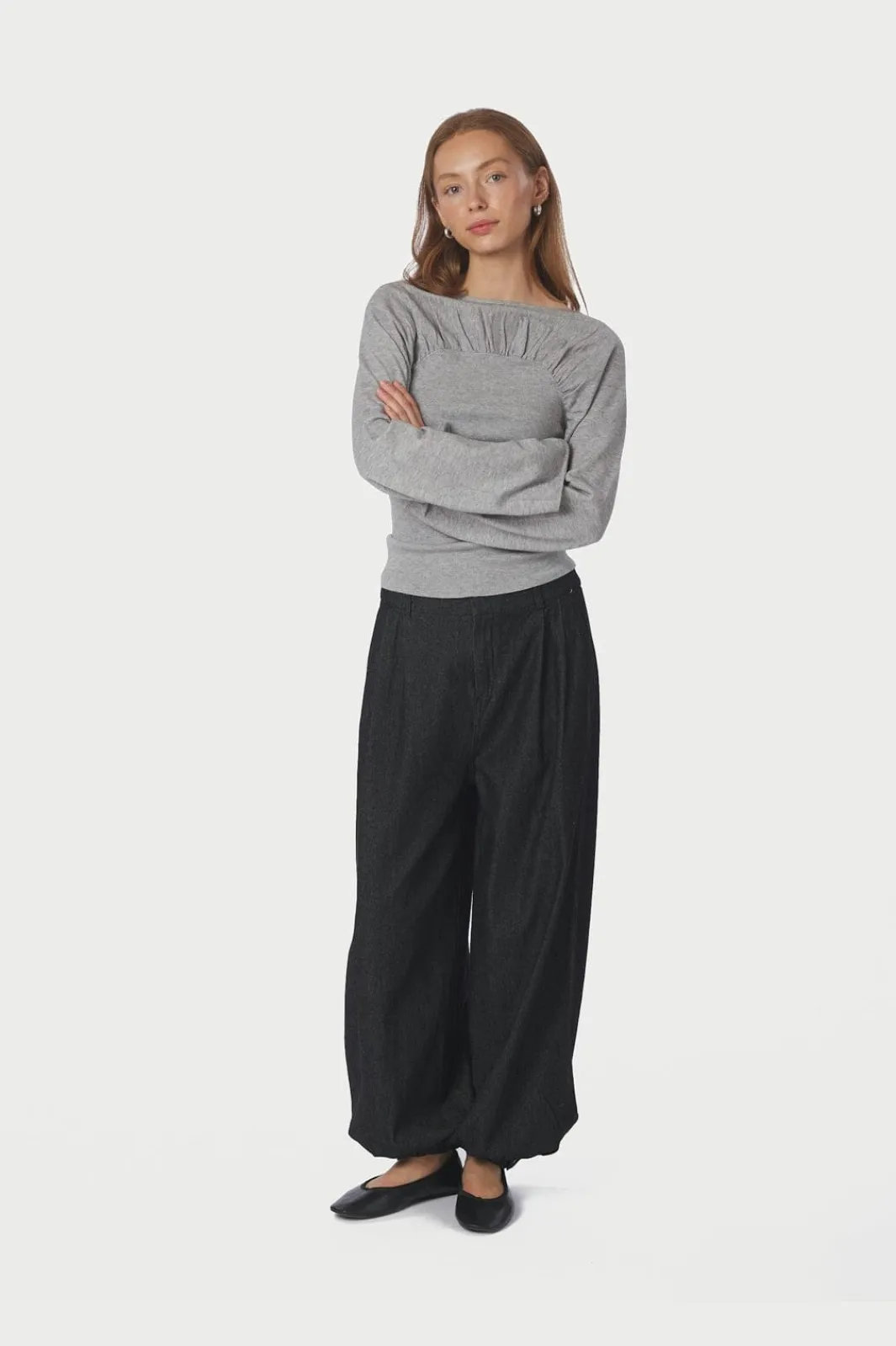 Outlet Neo Noir Kaiba Knit Blouse 166875 103