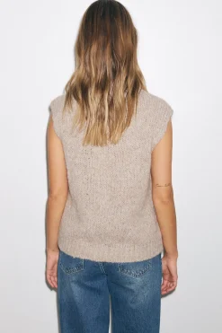 Outlet Noella Kala Knit Vest 11162185 Oatmeal