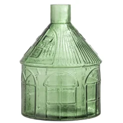 New Bloomingville Kamila Vase, Grøn, Genanvendt Glas