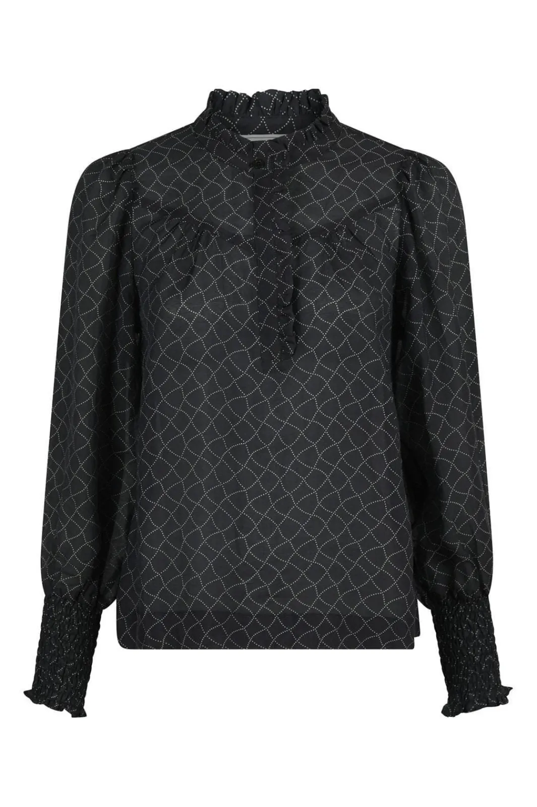 Neo Noir Karia Illusion Blouse Black