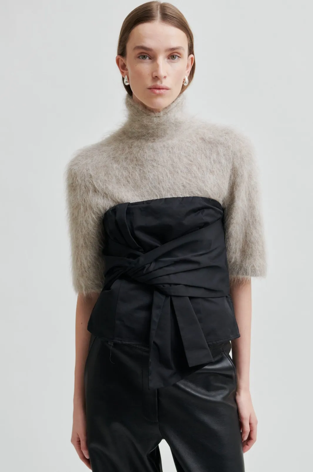 New Second Female Karla Knit SS 59913 1043 Pumice Stone