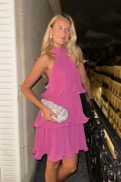 BYIC Karmenic Dress A23993 Fuchsia Pink