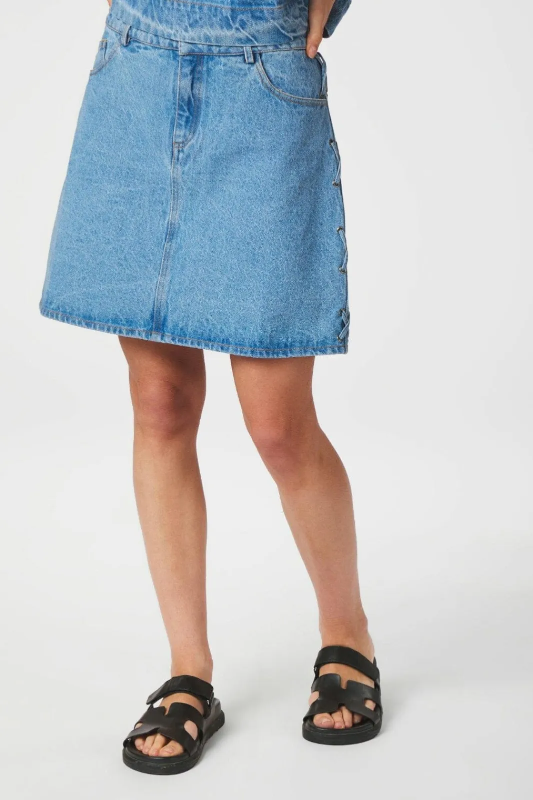 Clearance Neo Noir Kessia Braid Skirt 165509 140