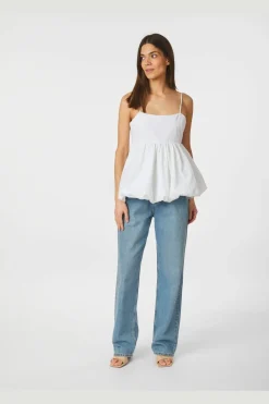 Outlet Neo Noir Khloe C Poplin Top 165515 120