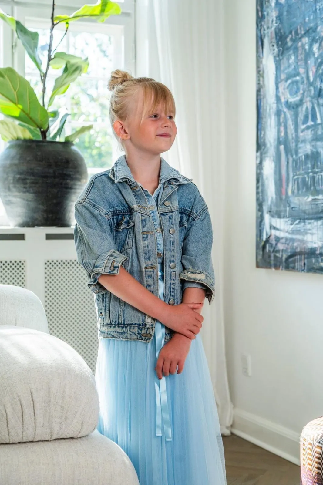 Online EMM Copenhagen Kids Daisy Skirt Blue