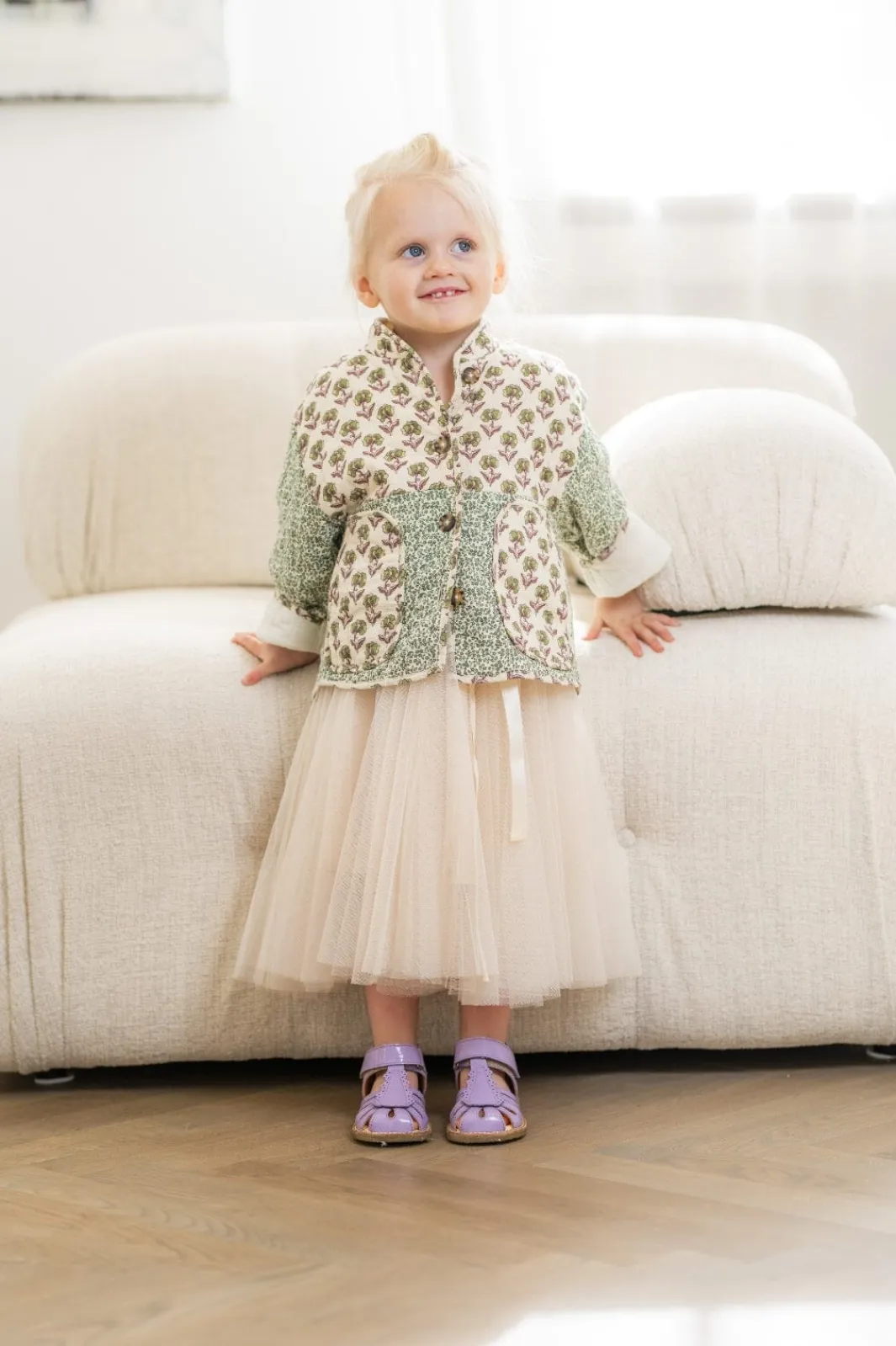 Clearance EMM Copenhagen Kids Daisy Skirt Creme