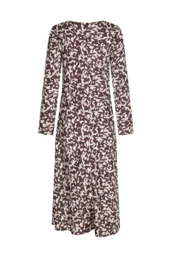 Clearance Neo Noir Krisha Graphic Fade Dress 164344 Chocolate Brown