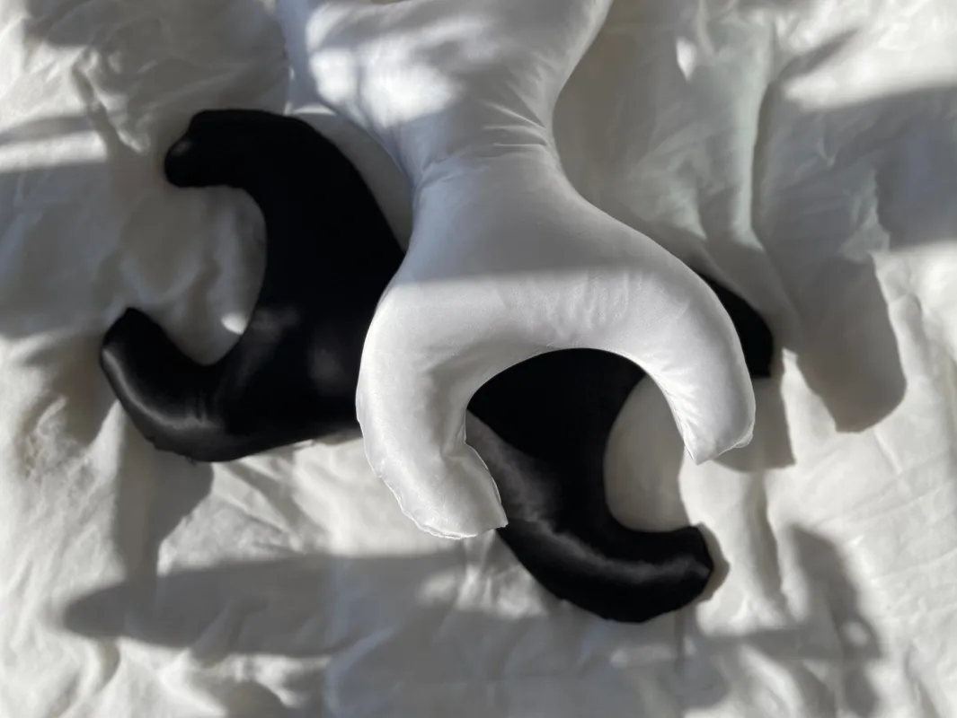 Outlet Save My Face La Petite lille pude med 100% silkebetræk Black