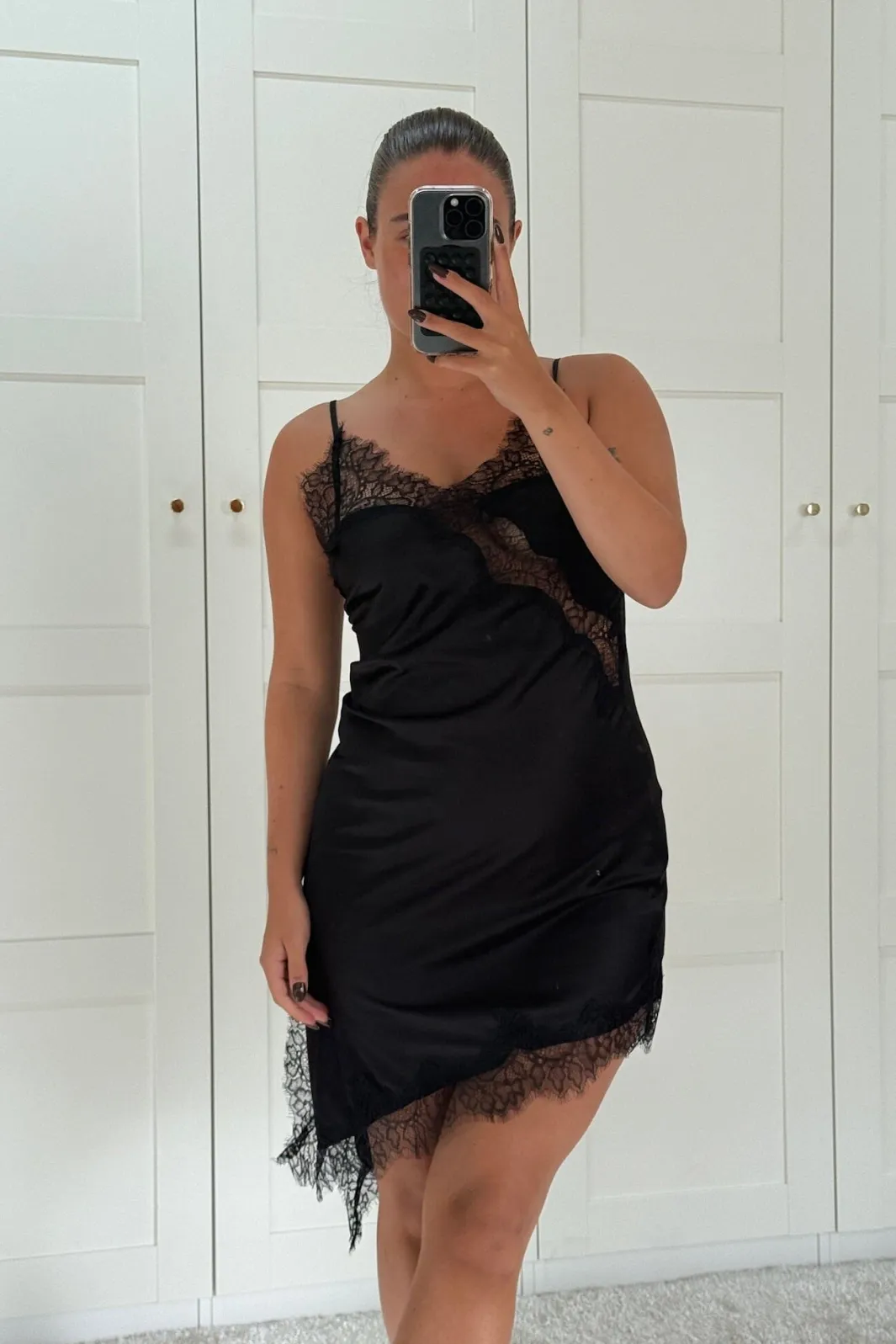 Hot Dear Molly Lace Midi Dress Black