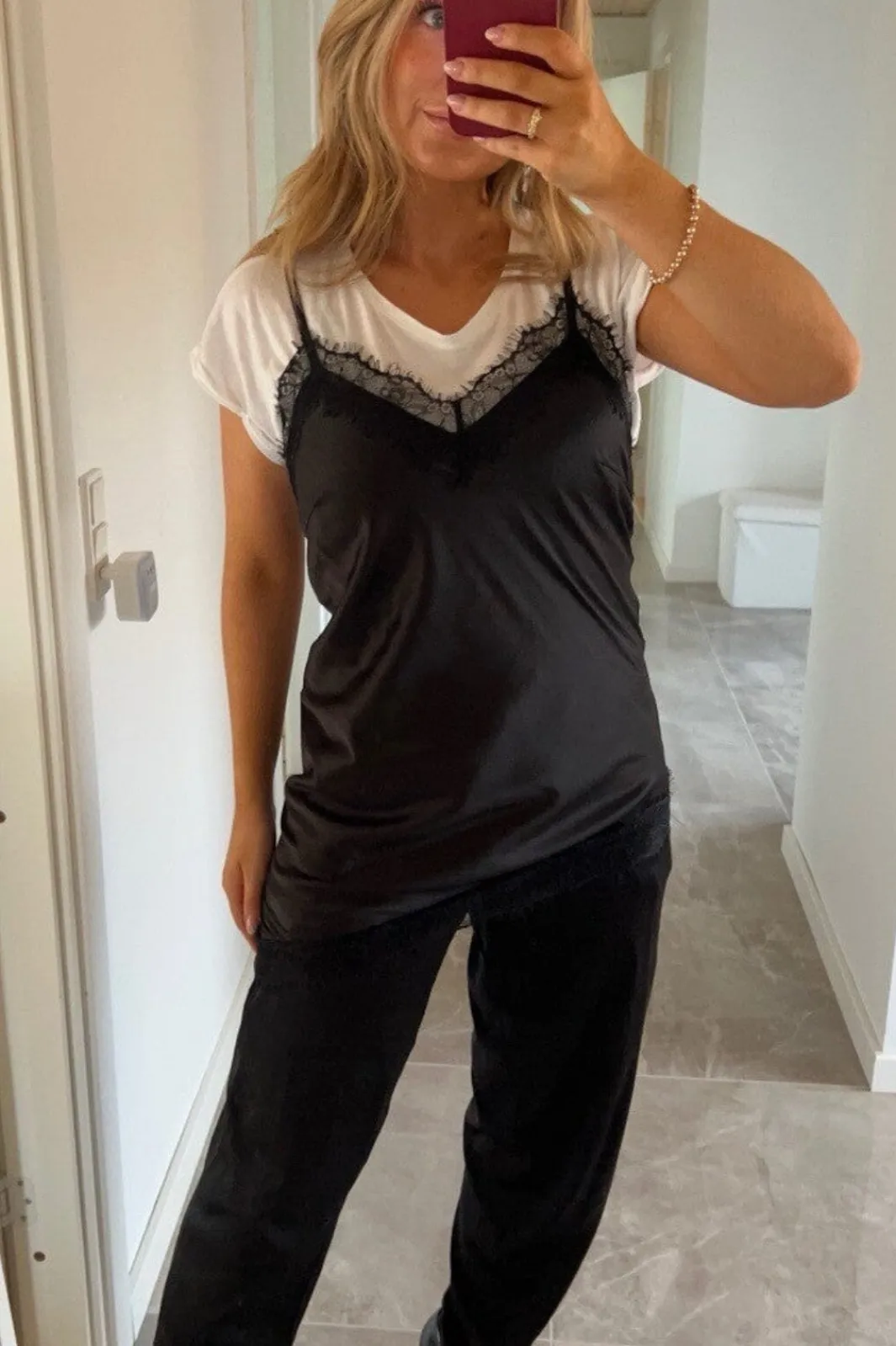 Clearance Dear Molly Lace Top Black