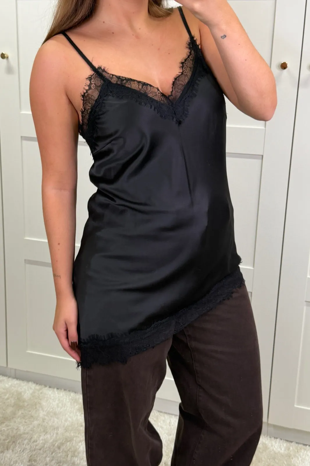 Clearance Dear Molly Lace Top Black
