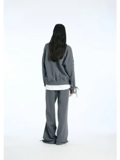 Rotate Lacing Sweatpants 1143891205 1205 Gray Pinstripe