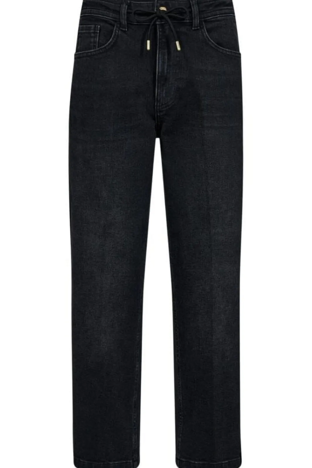 New Haute L'Amitié Lami Crop String Tie Jeans HL10064 Black