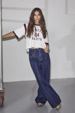 Discount Haute L'Amitié L'Amitié Loose Team Tee HL10013 Pearl