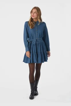 Neo Noir Latifana Denim Dress 166987 140