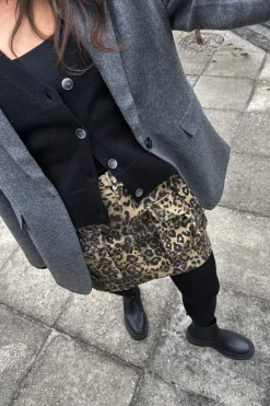 Online Neo Noir Layken Leo Cargo Skirt Leopard