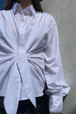 Outlet Karmamia Lee Shirt White Cotton