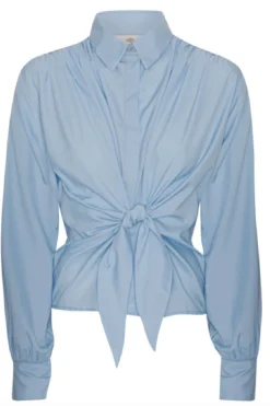 Sale Karmamia Lee Shirt Sky Blue Cotton