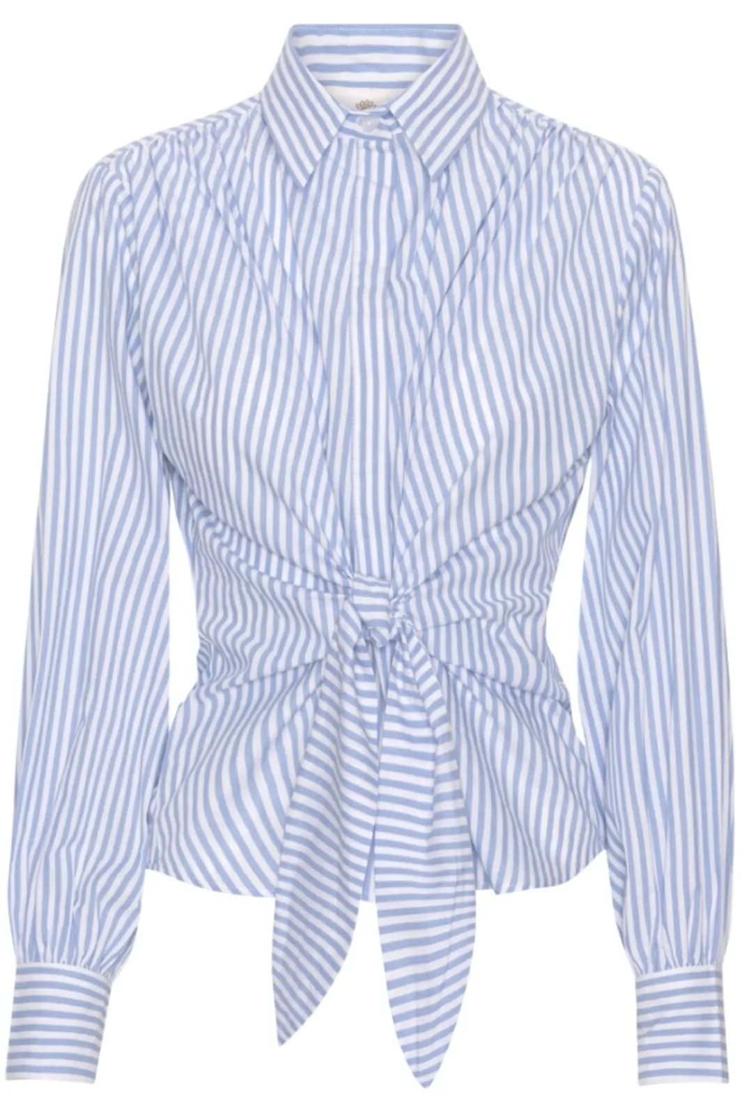 Outlet Karmamia Lee Shirt Sky Stripe Cotton