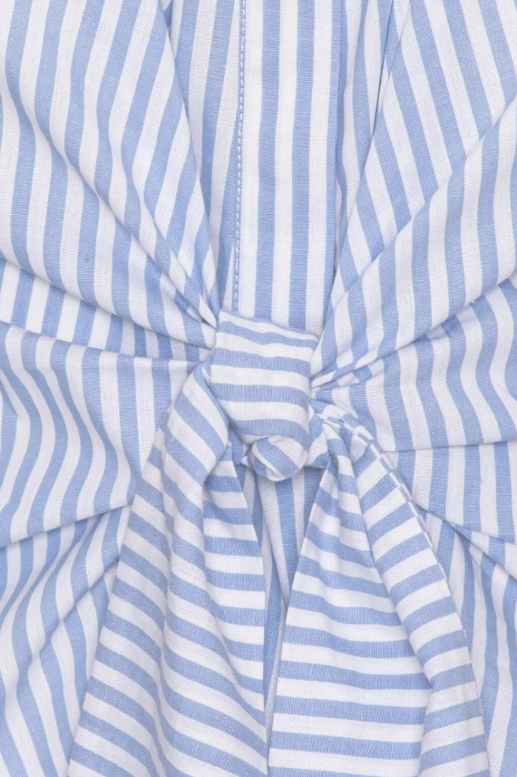 Outlet Karmamia Lee Shirt Sky Stripe Cotton