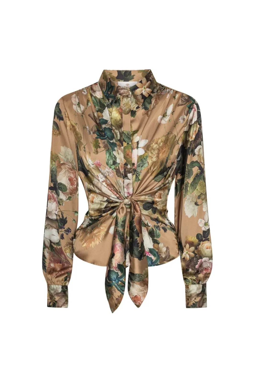 Karmamia Lee Shirt Tan Bloom