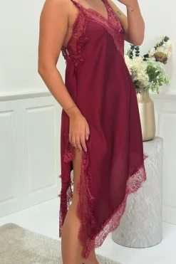 Sale A-bee Leni dress Burgundy