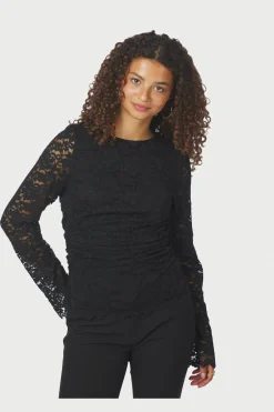Sale Neo Noir Lenida Lace Blouse 166833 100