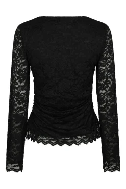 Sale Neo Noir Lenida Lace Blouse 166833 100